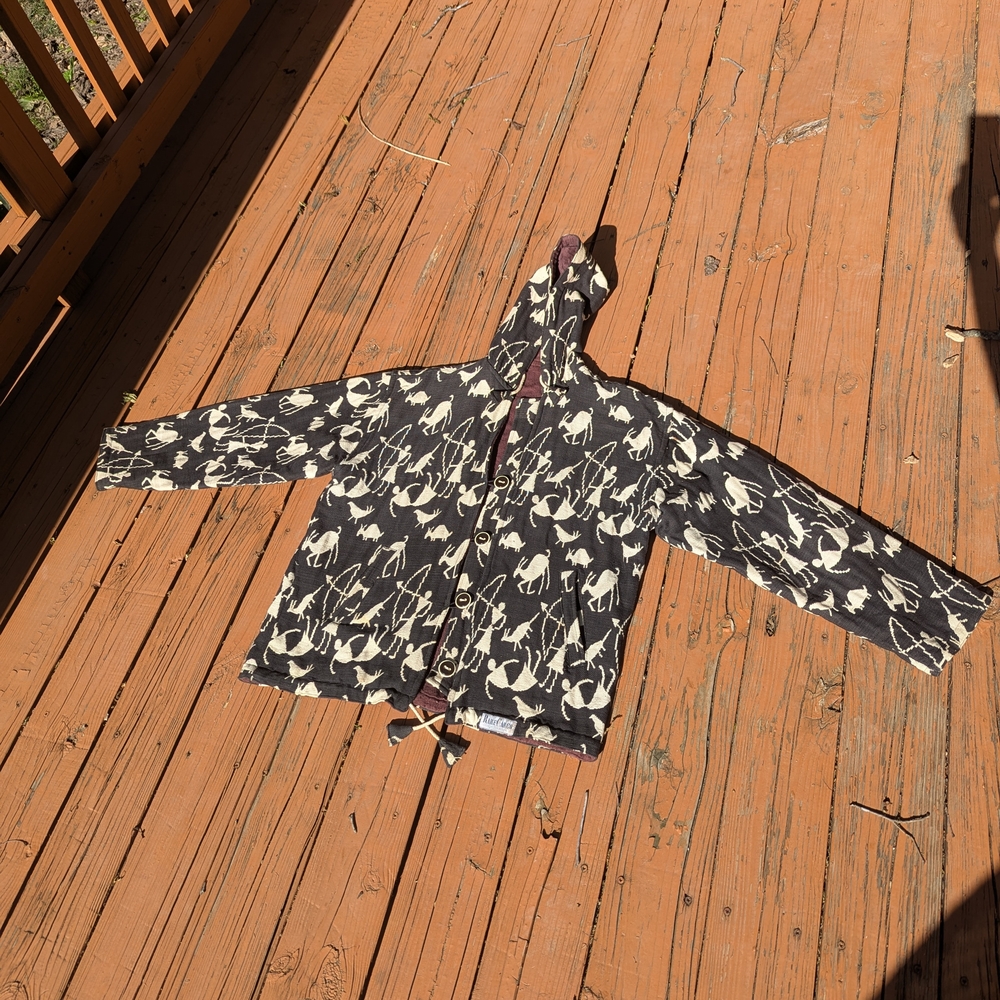 Boho Vintage Textile Jacket